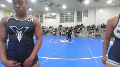 131 lbs Quarterfinals (8 Team) - Lillian Avalos, Vanguard vs Lastevia Muir, Menlo Oak Squad