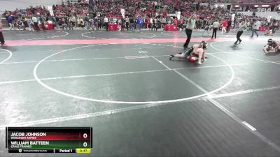 135 lbs Cons. Round 4 - Jacob Johnson, Wisconsin Rapids vs William Batteen, Crass Trained