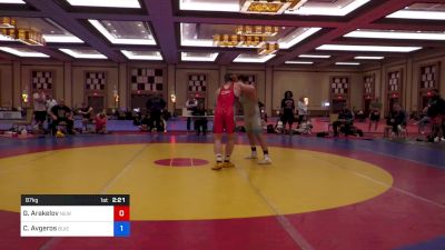 87 kg Rr Rnd 2 - Gevorg Arakelov, New York vs Christos Avgeros, Buies Creek Wrestling Club