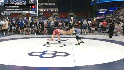 100 lbs Champ. Rd Of 16 - Kash Clementi, Florida vs Leonidas Murillo, Pennsylvania