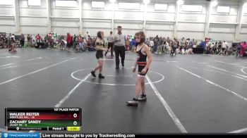 76 lbs Finals (2 Team) - Zachary Sandy, Jacket WC vs Walker Reiter, Wrestling Mill
