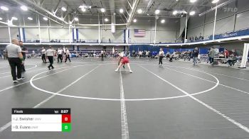 157 lbs Final - Jude Swisher, University Of Pennsylvania vs Dylan Evans, Unattached-Pittsburgh