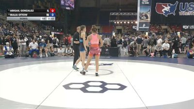 115 lbs Semis - Abigail Gonzalez, Florida vs Malia Ottow, Washington