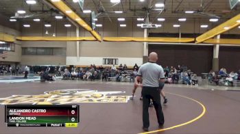 157 lbs Cons. Round 4 - Landon Mead, Thiel College vs Alejandro Castro, Defiance