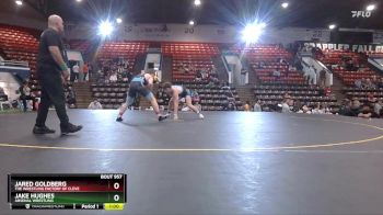 160 lbs Quarterfinal - Jake Hughes, Arsenal Wrestling vs Jared Goldberg, The Wrestling Factory Of Cleve