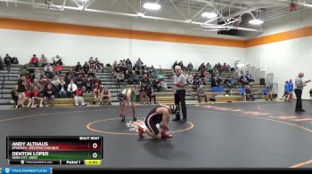JV Boys-4 lbs Round 3 - Denton Loper, Iowa City, West vs Andy Althaus, Epworth, Western Dubuque