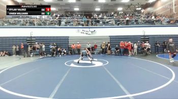 110 lbs Champ. Round 2 - Rylan Valdez, Buzzsaw Wrestling Club vs Owen Williams, Bonneville Wrestling Club