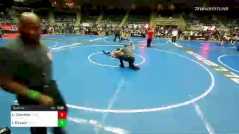 108 lbs 1/4 Finals - Logan Courtois, Topeka Blue Thunder vs Isaak Chavez, Goldman's WAR