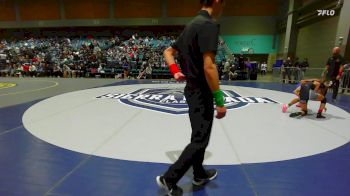 100 lbs Quarterfinal - Justice Gutierrez, Pomona vs Zariah Padilla, Gilroy