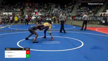 105 lbs Prelims - Oliver Smith, Northside Wrestling Academy vs Colbe Tappe, Staples-Motley