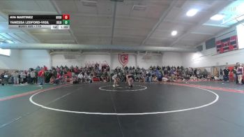 115 lbs Cons. Round 4 - Ava Martinez, North Fork vs Yanessa Ledford-Vigil, Del Norte
