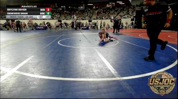 65 lbs Quarterfinal - Brylynn Revier, Morrison Takedown Club vs Genevieve Drain, Mustang Bronco Wrestling Club