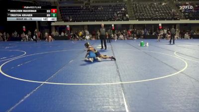 75 lbs Cons. Round 5 - Brecken Massman, Outlaw Wrestling Club vs Triston Kruger, Pinnacle