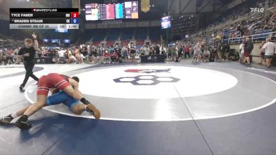 190 lbs Champ. Rd Of 32 - Tyce Faber, MN vs Braden Strain, OK