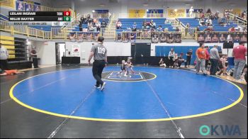 43-46 lbs Semifinal - Leilani Ingram, Team Of Hard Knox vs Millie Baxter, Andover Wrestling Club