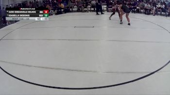 135 lbs Quarterfinal - Aude Emmanuelle Belnog, Nebraska Wrestling Academy vs Isabella Debonis, Lincoln Southeast