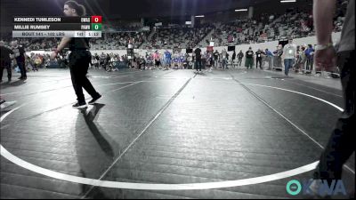 102 lbs Quarterfinal - Kennedi Tumleson, Owasso Takedown Club vs Millie Rumsey, Pawhuska