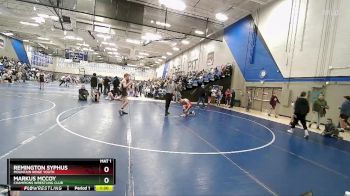 125 lbs Champ. Round 1 - Remington Syphus, Mountain Ridge Youth vs Markus McCoy, Champions Wrestling Club