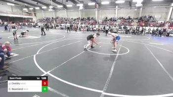 130 lbs Semifinal - Jaxon Owsley, Monte Vista Takedown Club vs Conner Beanland, Dove Creek