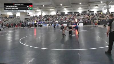 A 190 lbs Cons. Round 2 - Steven Brooks, East Robertson High School vs Cayson Rasch, Montgomery Central High School