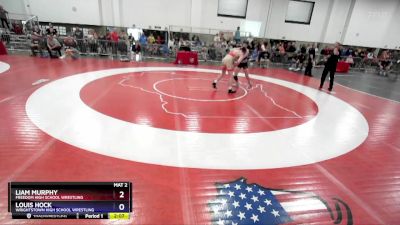 150 lbs Quarterfinal - Liam Murphy, Freedom High School Wrestling vs Louis Hock, Wrightstown High School Wrestling