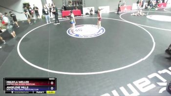 110 lbs Round 1 - Mikayla Weller, Shafter High School Wrestling vs Angelene Mills, Nor Cal Take Down Wrestling Club