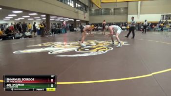 157 lbs Champ. Round 2 - Emmanuel Scordos, Baldwin Wallace vs Justin Smith, Alfred State