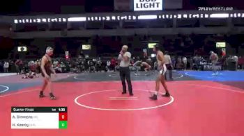 137 lbs Quarterfinal - Austin Simmons, Driller WC vs Harrison Koenig, Carlsbad Legacy