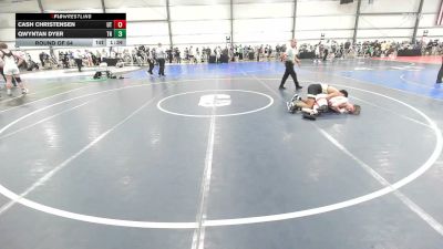 120 lbs Round Of 64 - Cash Christensen, UT vs Qwyntan Dyer, TN