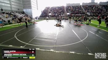 126 lbs Semifinal - Brenden Jorden Agcaoili, SLAM! NEVADA vs Gavin Austin, Centennial