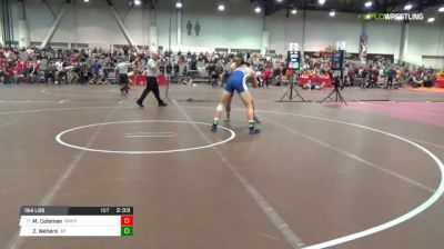 184 lbs Consi of 16 #2 - Michael Coleman, Navy vs Zen Ikehara, Air Force Academy