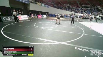 2A/1A-152 Quarterfinal - Kelin Abbas, Culver vs Owen Koegler, Camas Valley