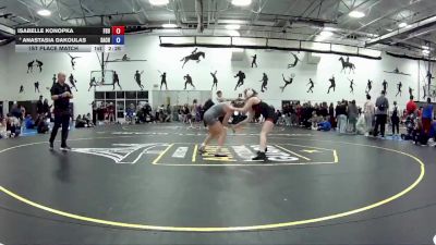 138 C 1st Place Match - Anastasia Dakoulas, Sacred Heart University vs Isabelle Konopka, Frostburg State University