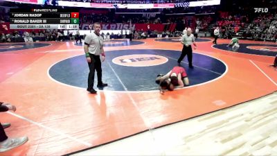 2A 138 lbs 3rd Place Match - Ronald Baker III, Champaign (Central) vs Jordan Rasof, Deerfield (H.S.)