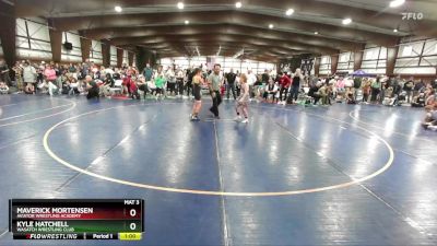 91 lbs Cons. Round 2 - Kyle Hatchell, Wasatch Wrestling Club vs Maverick Mortensen, Aviator Wrestling Academy