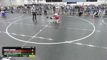 113 lbs Quarterfinal - Brady Baker, Michigan West Wrestling Club vs Mitchell Schmauss, Immortal Athletics WC