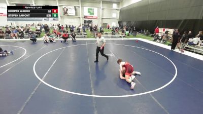 Junior Boys - 138 lbs Cons. Round 2 - Kooper Waugh, Immortal Athletics WC vs Steven Lamont, Berge Elite Wrestling Academy