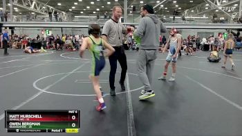 80 lbs Round 3 (4 Team) - Owen Bergman, Headhunters vs Matt Murschell, Seagull WC