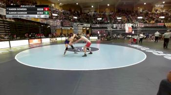 150 lbs Cons. Round 2 - Aaron Samson, WaKeeney-Trego Community Hs vs Kaden Sowers, Oberlin-Decatur Community Hs
