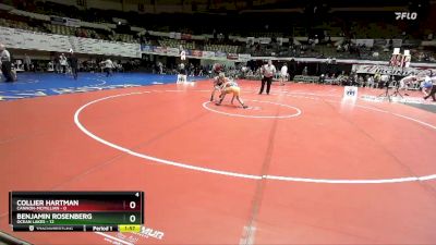 120 lbs Placement (16 Team) - Benjamin Rosenberg, Ocean Lakes vs Collier Hartman, Cannon-McMillian