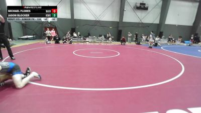 Junior FK - 138 lbs Cons. Round 4 - Jason Blocker, Reality Sports Wrestling Club vs Michael Flores, Washington