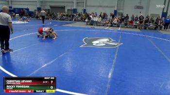 125 lbs Quarterfinal - Rocky Finnegan, Wilkes vs Christian Lievano, Cortland State