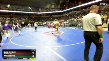 157 Class 2 lbs Champ. Round 1 - Lane Snyder, Pleasant Hill vs Elias Chapin, Lafayette (St. Joseph)