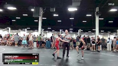 88 lbs Round 2 (4 Team) - Vincent Casili, Ruthless White vs Benjamin Kamertz, Red Devil WC