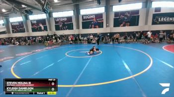 60 lbs Semifinal - Steven Molina Iii, Sentinels Wrestling Academy vs Kyleigh Danielson, Texas Elite Wrestling Club