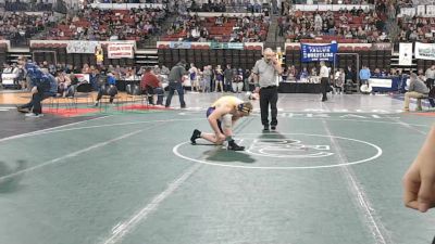 A - 190 lbs Champ. Round 1 - Carson Wolftail, Browning vs Holden Hoiness, Laurel