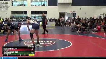 160 lbs Cons. Round 4 - Nathan Nichols, Aliso Niguel vs Julian Barajas, Mayfair