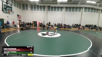 110 lbs Cons. Semi - Sean Bird, Sheridan Wrestling Club vs Harper Newell, Wyoming Underground Wrestling