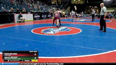 4A-285 lbs Champ. Round 1 - Bryce Bryant, Northwest Whitfield High vs Nate Brazier, Chestatee