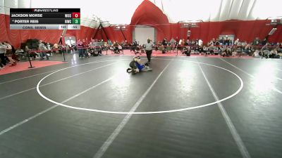 14U Boys - 84 lbs Cons. Semis - Porter Reis, Kewaskum Indians Wrestling Club vs Jackson Morse, Wisconsin